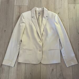 Ann Klein Women’s Tan 2 Button Blazer Sz 14
